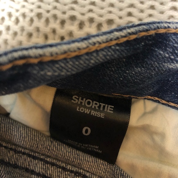 Express Low Rise Distressed Shorts - Picture 8 of 8